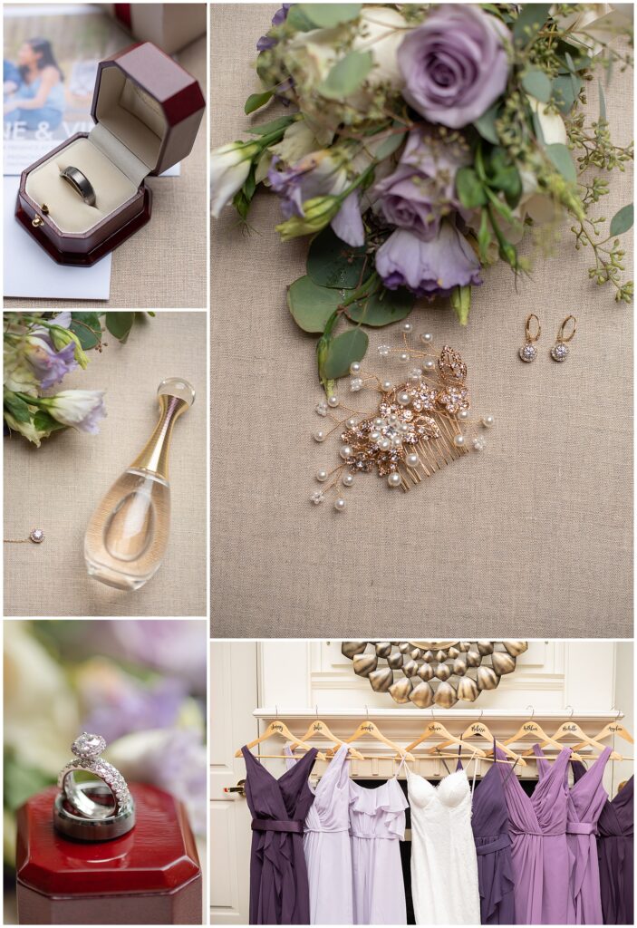 Shade of Purple Bridesmaids Dresses