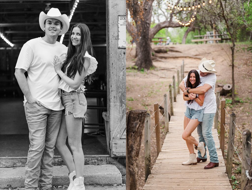 Luckenbach Engagement Session - Vintage