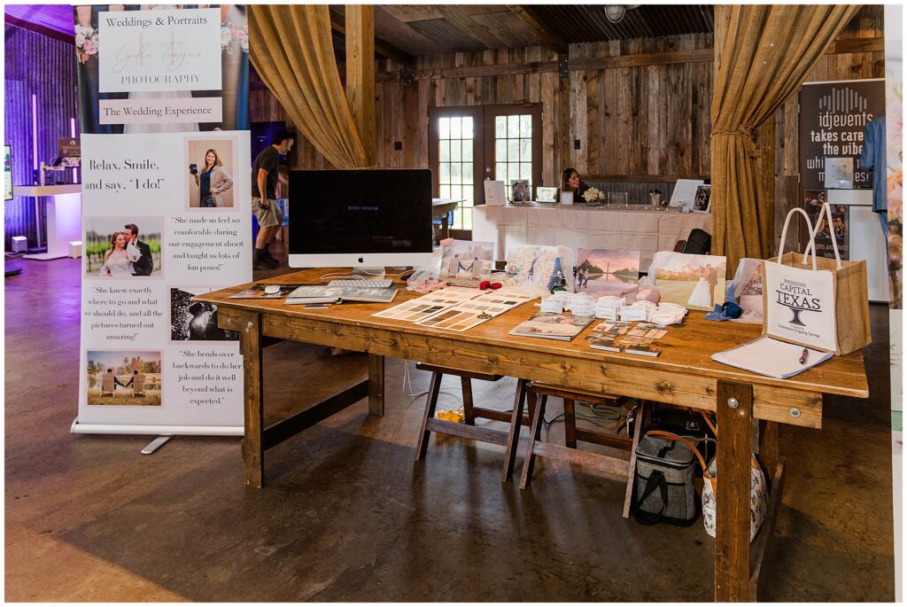 Lydia Teague Photography set up a vendor table at the Vista West Ranch Open House Event. 